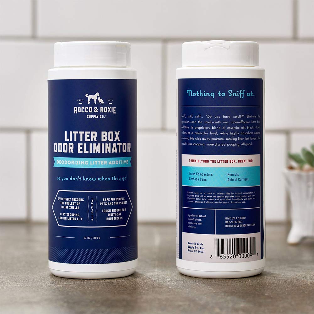 Rocco &amp; Roxie Litter Box Odor Eliminator, 12 oz