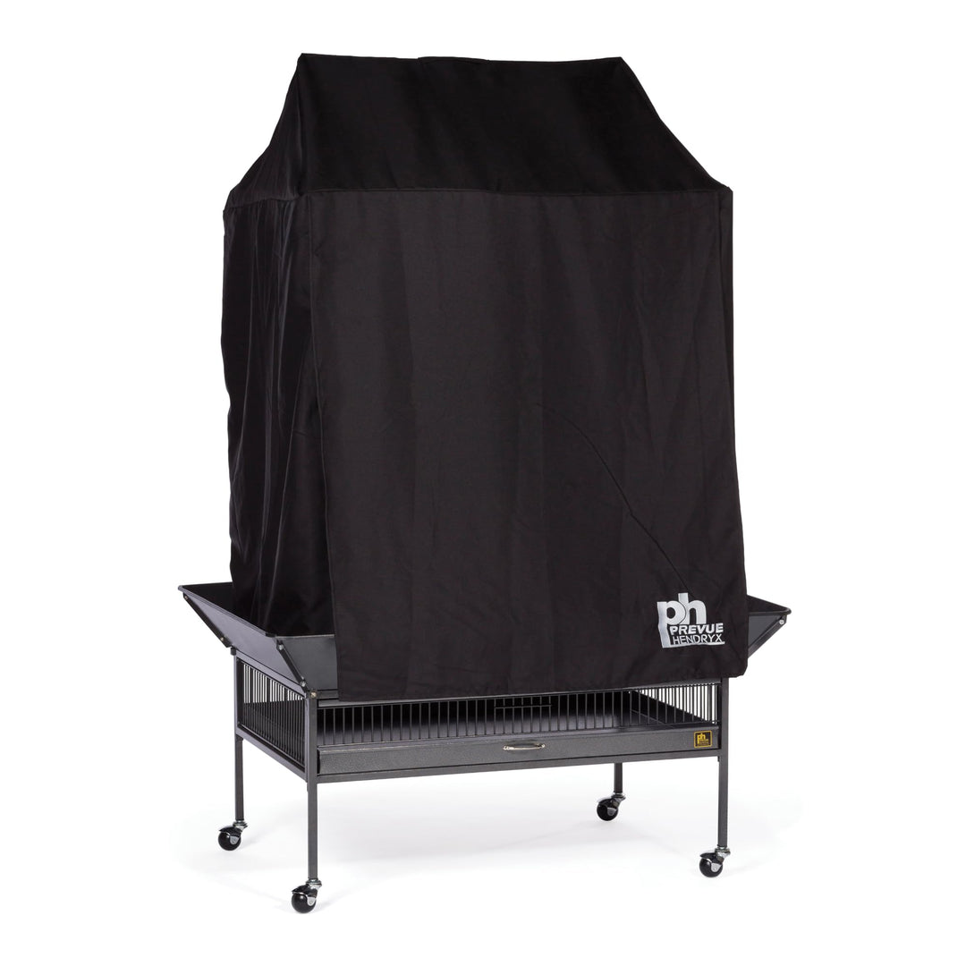 Prevue Pet Products Large Playtop Bird Cage Cover - Black, Size Large
