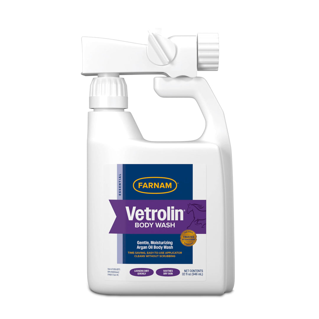 Farnam Vetrolin Body Wash for Horses and Dogs, 32 fl oz.