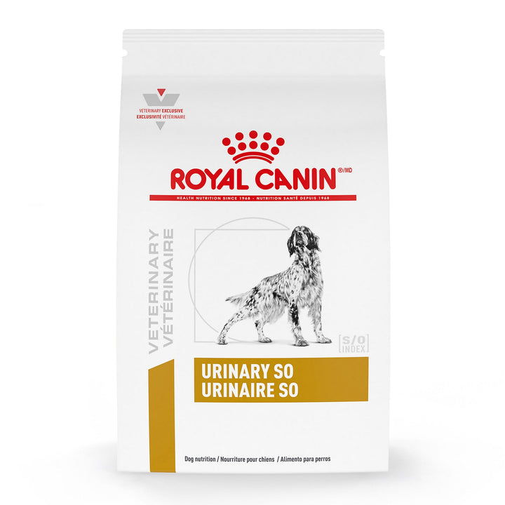 ROYAL CANIN Veterinary Diet Canine Urinary SO Adult Dry Dog Food, 25.3 lb Bag