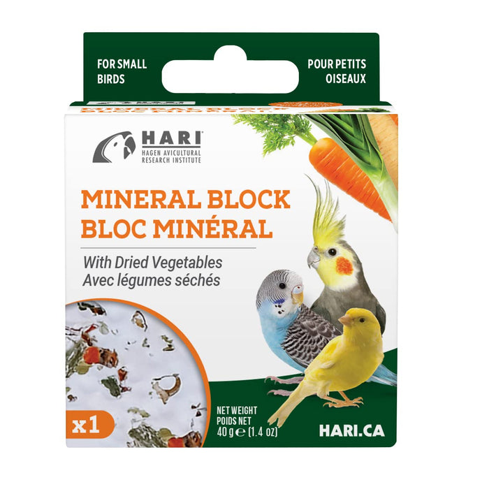 HARI Mineral Block for Birds with Dried Vegetables
