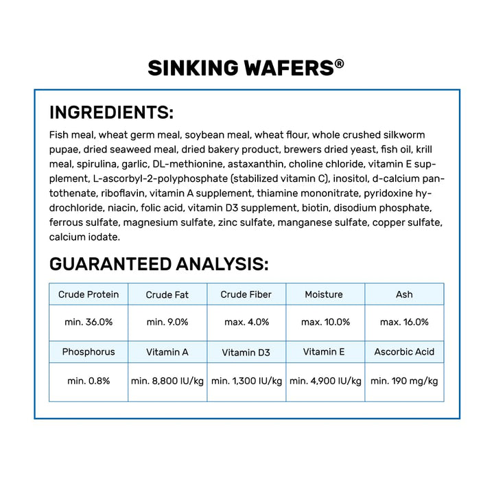 Hikari® Sinking Wafers® for Bottom-Feeding Tropical Fish, 3.88 oz (110g)