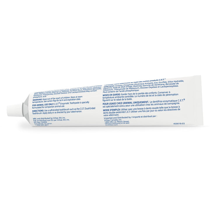 C.E.T. Enzymatic Toothpaste for Dogs and Cats, Malt, 2.5oz