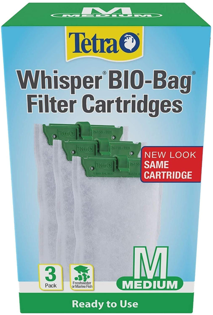 Tetra Whisper Bio-Bag Medium Filter Cartridges for Aquariums, 3 Count