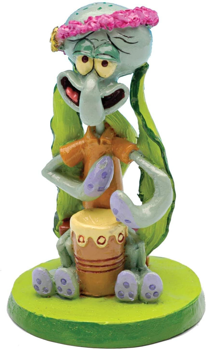 PennPlax Spongebob 7-Piece Officially Licensed Aquarium Ornament Set – Great for Saltwater and Freshwater Fish Tanks – Mini 2" Aquarium Decorations