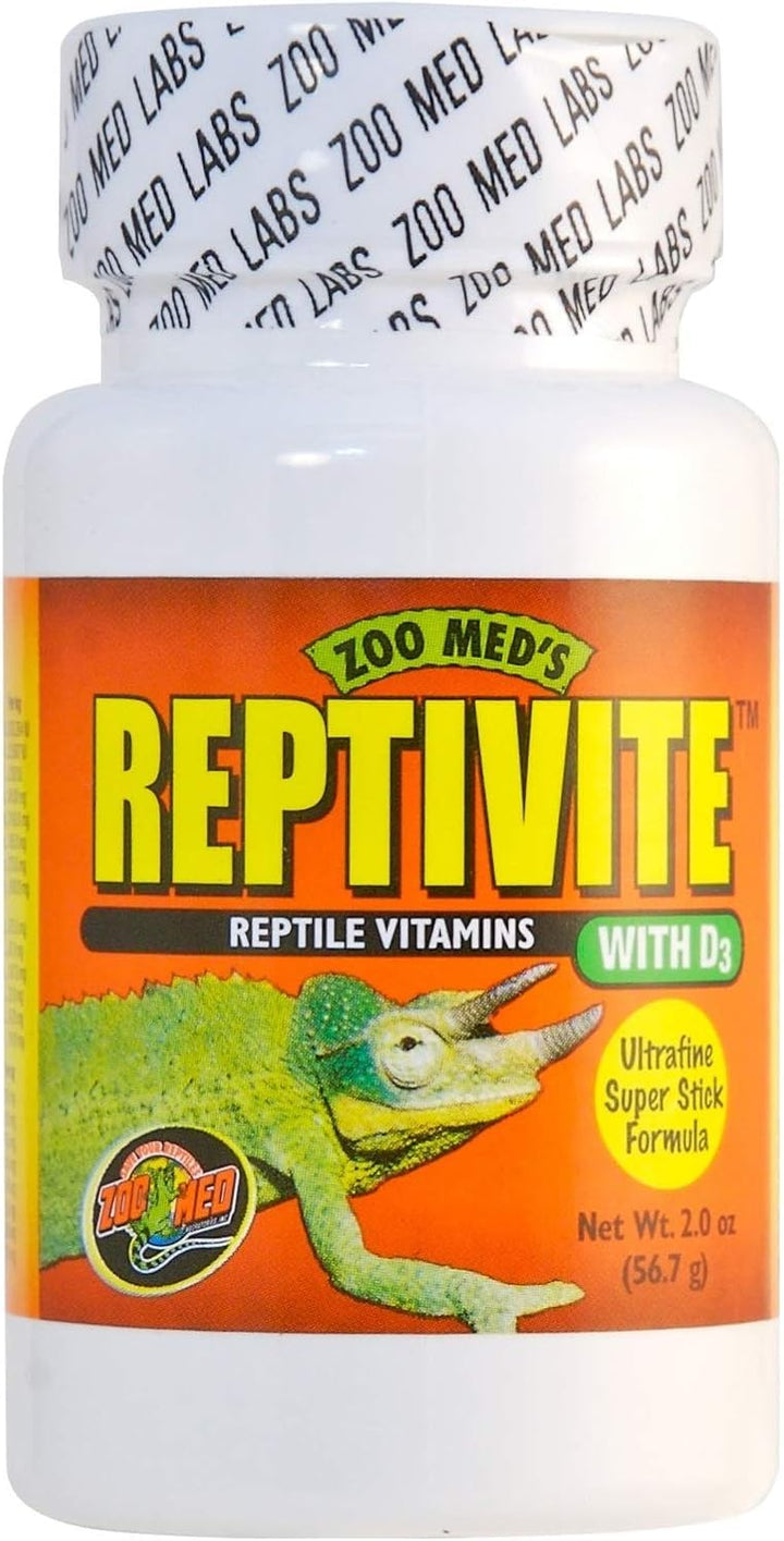 Zoo Med Reptivite Reptile Vitamins with D3 2 oz - Pack of 2