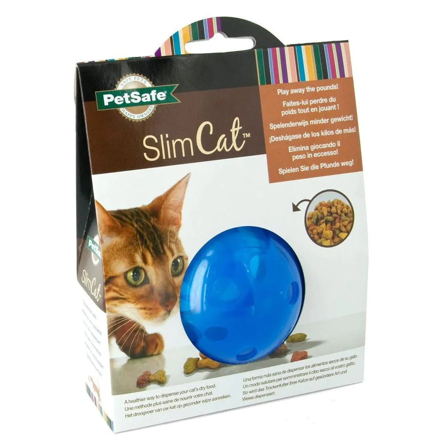 Petsafe Slimcat Feeder Ball Blue-