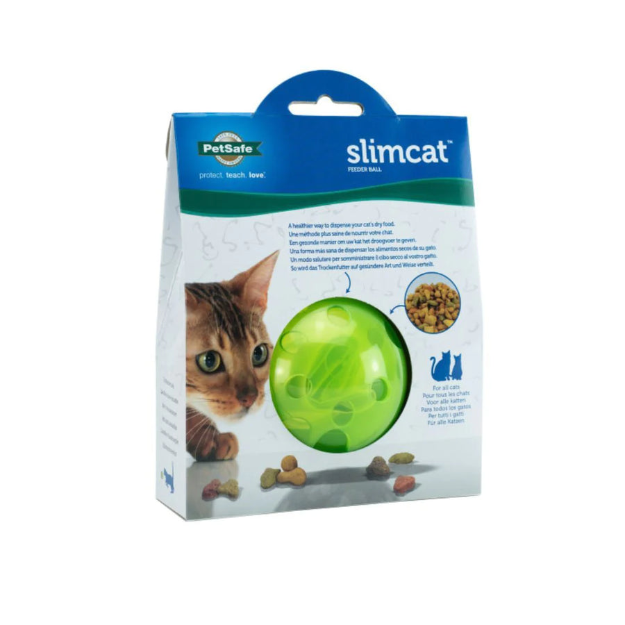 PetSafe SlimCat Food Dispenser Cat Toy Green 1ea-