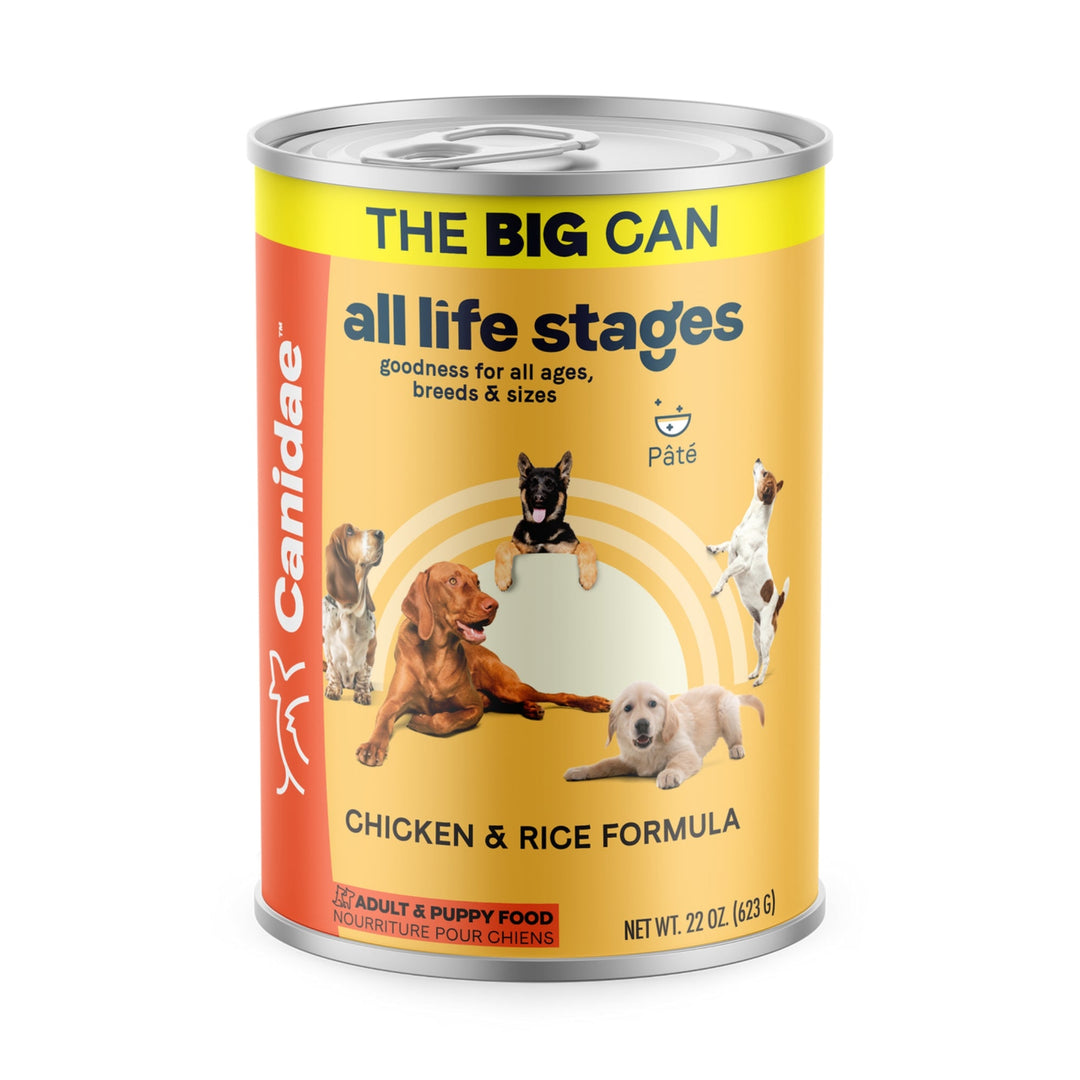 CANIDAE All Life Stages Canned Dog Food Chicken & Rice 22oz. (Case of 12)