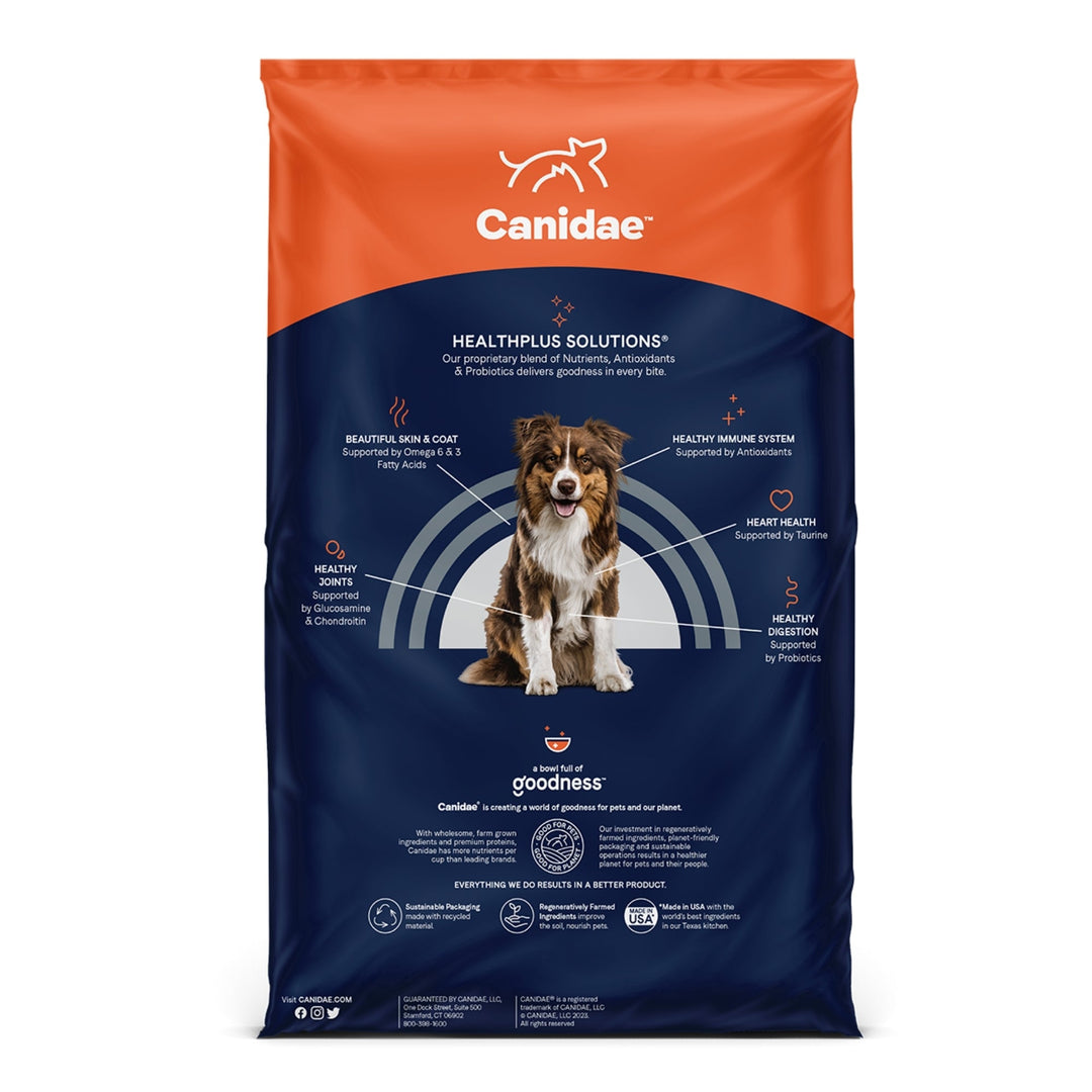 CANIDAE PURE Goodness Grain-Free LID Dry Dog Food Chicken, Lentil & Pea 4lb