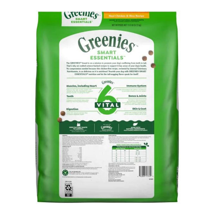 Greenies Smart Essentials Small Breed Dry Dog Food Chicken & Rice 27lbs
