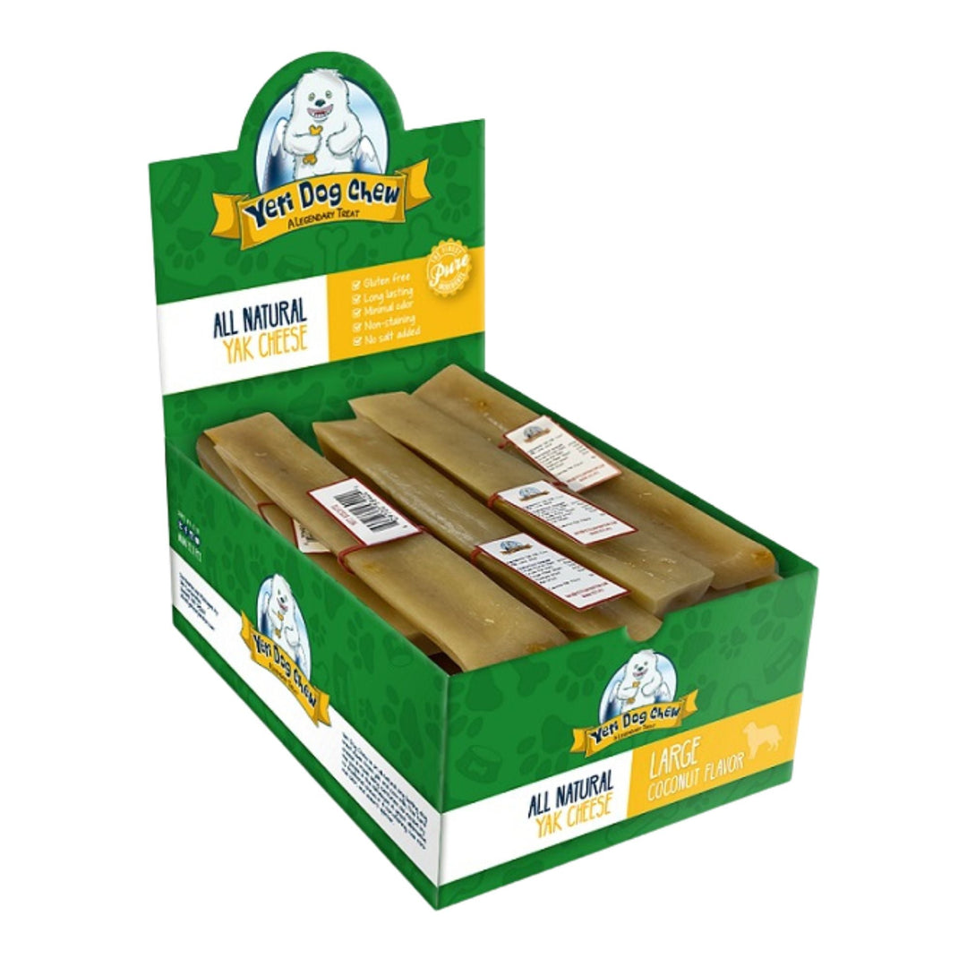 Yeti Dog 3Lb Coconut Large Chew 14Ct Bulk Display Box