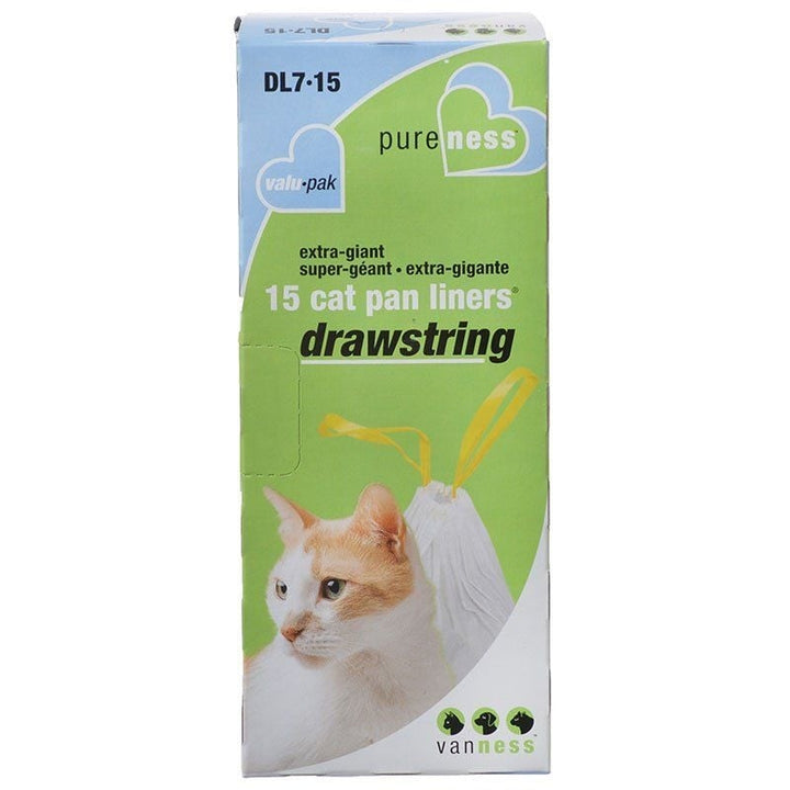 Van Ness Drawstring Cat Pan Liners - X-Giant (15 Pack)-