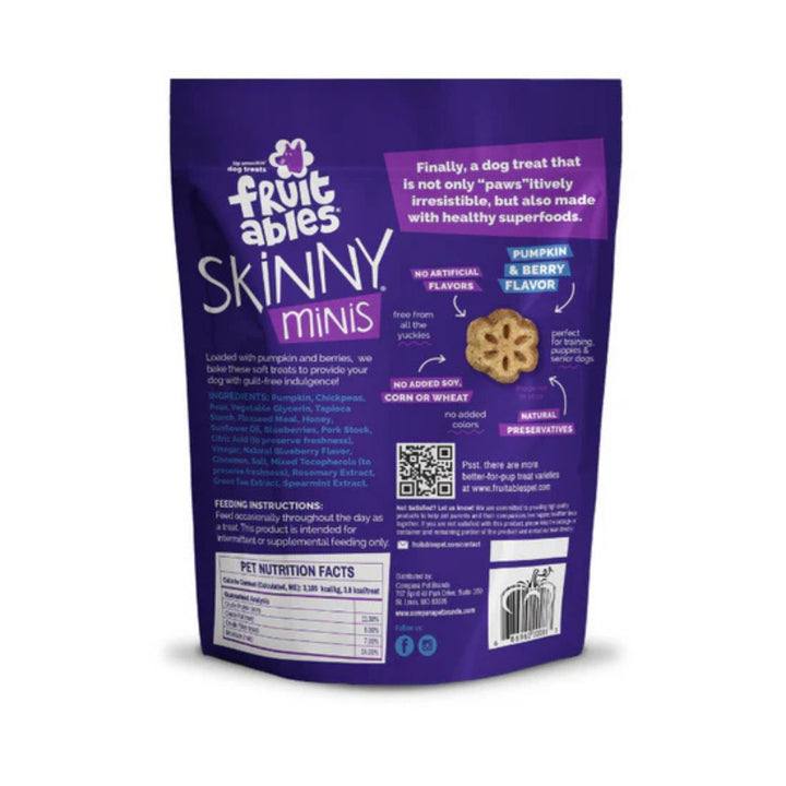 Fruitables Skinny Minis Soft Dog Treats Pumpkin & Berry, 1ea/12oz.