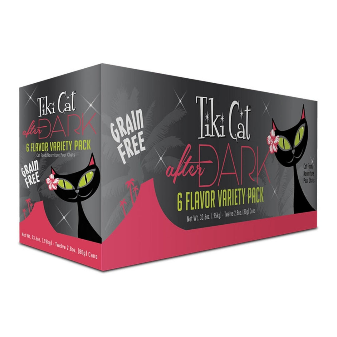 Tiki Pets Cat After Dark 5.5oz. Variety Pack (Case of 8)
