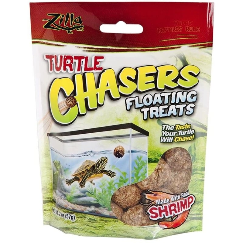 Zilla Turtle Chasers Floating Treats - Shrimp - 2 oz-