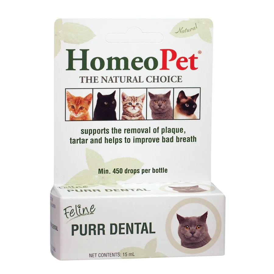 HomeoPet Feline Purr Dental for Cats 1ea/0.51 Fl. oz