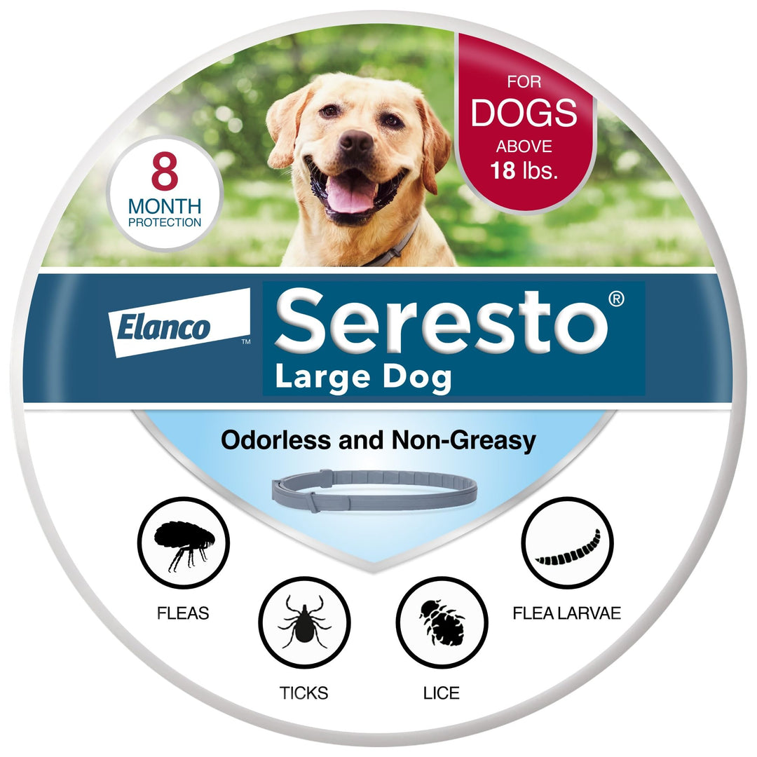 Seresto 8-Month Flea &amp; Tick Collar for Large Dogs Over 18 lbs., 1ct