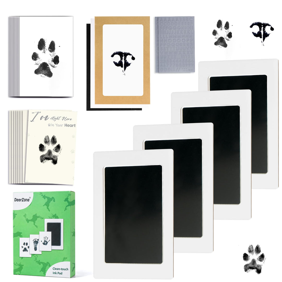 DeerZone Inkless Paw Print Kit,Dog Paw Print Kit,Dog Nose Print Kit