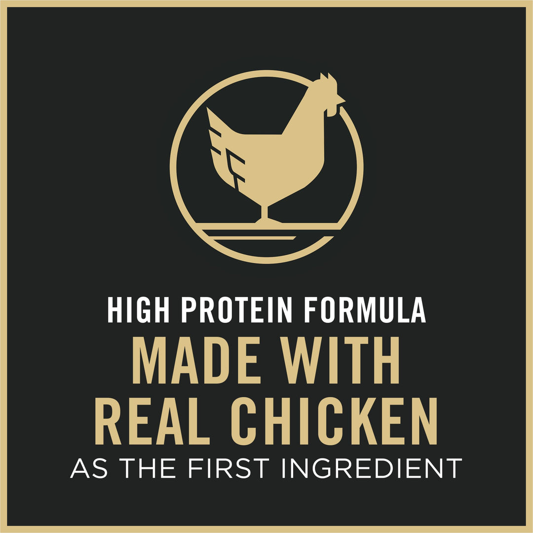 Purina Pro Plan High Protein Cat Food with Probiotics, Chicken, 16 lb Bag