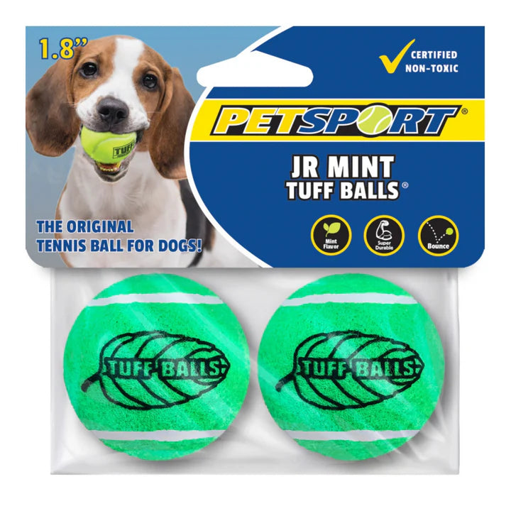 Petsport USA Jr. Mint Balls Dog toy Assorted, 1ea/2 pk, 1.8 in