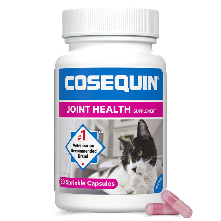 Nutramax Cosequin Joint Supplement for Cats, Easy Sprinkle Capsule, 80ct