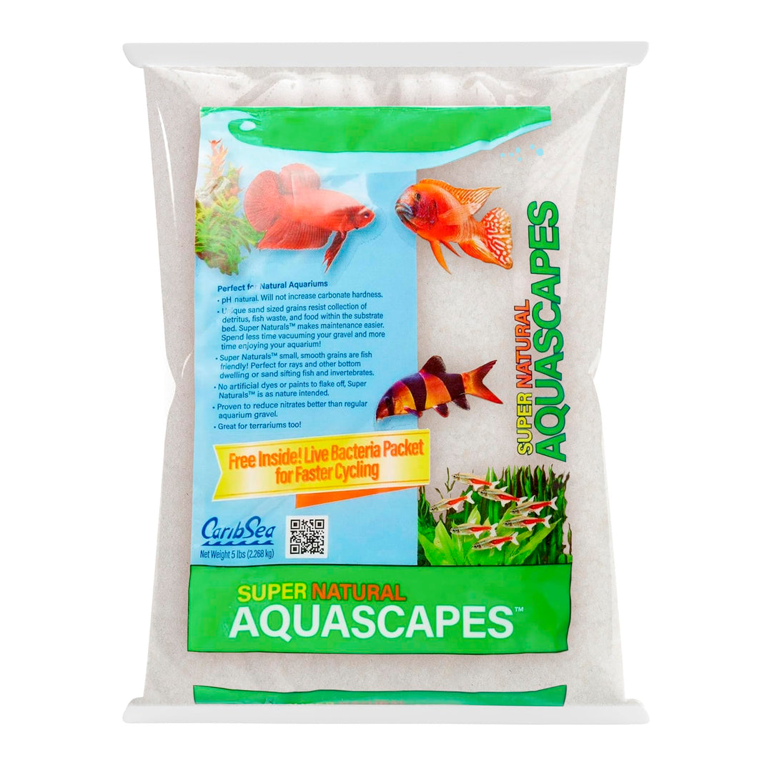 CaribSea Moonlight Sand - 20 lbs - Soft &amp; Natural Substrate for Freshwater Aquariums, Enhances Aesthetic Appeal &amp; Supports Aquatic Environments