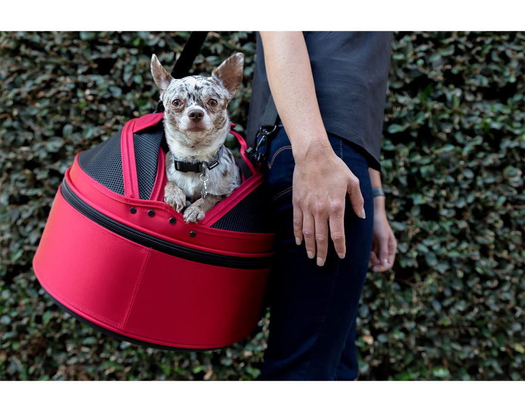 Sleepypod® Mobile Pet Bed, Crash Tested Cat/Dog Car Seat + Carrier, Pink