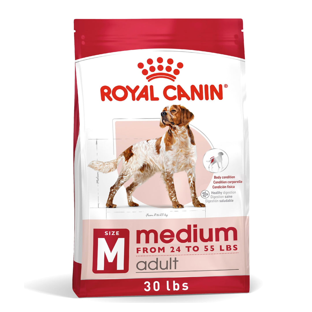 Royal Canin Size Health Nutrition Medium Adult Dry Dog Food, 30 lb Bag