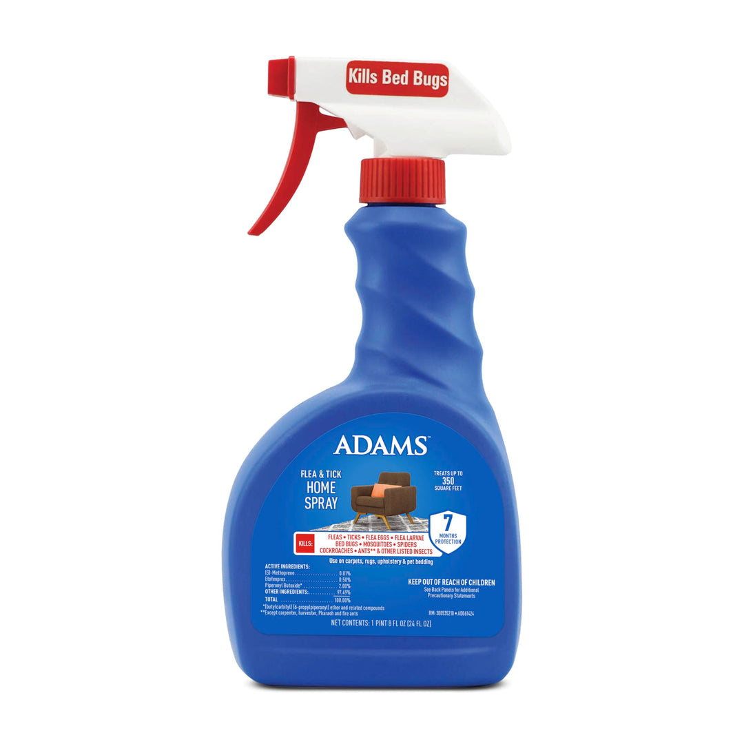 ADAMS Flea &amp; Tick Home Spray for Bed Bugs, Fleas &amp; Ticks, 24 oz
