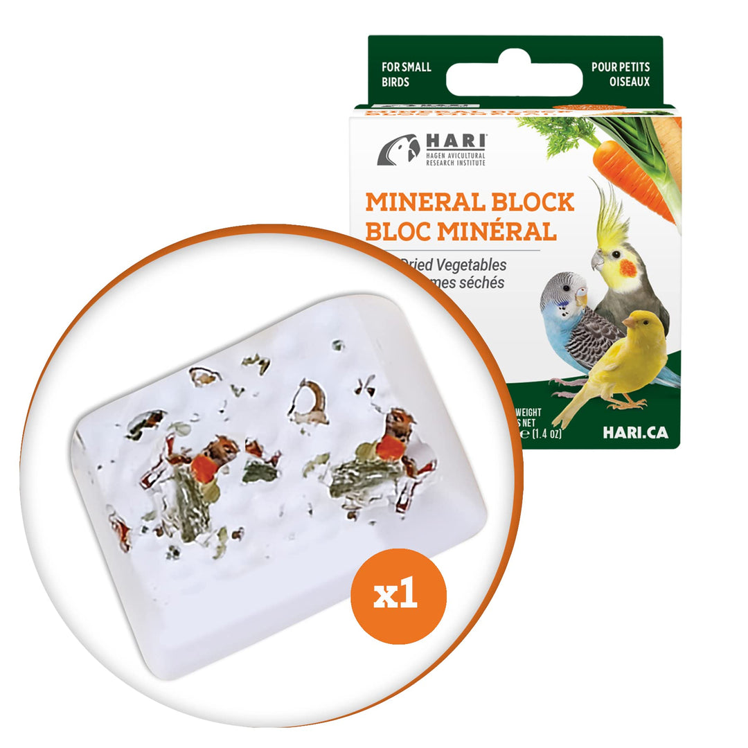 HARI Mineral Block for Birds with Dried Vegetables
