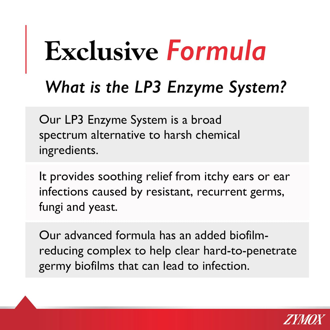 Zymox Advanced Formula Otic Plus Enzymatic Ear Solution for Dogs and Cats Without Hydrocortisone, 1.25oz