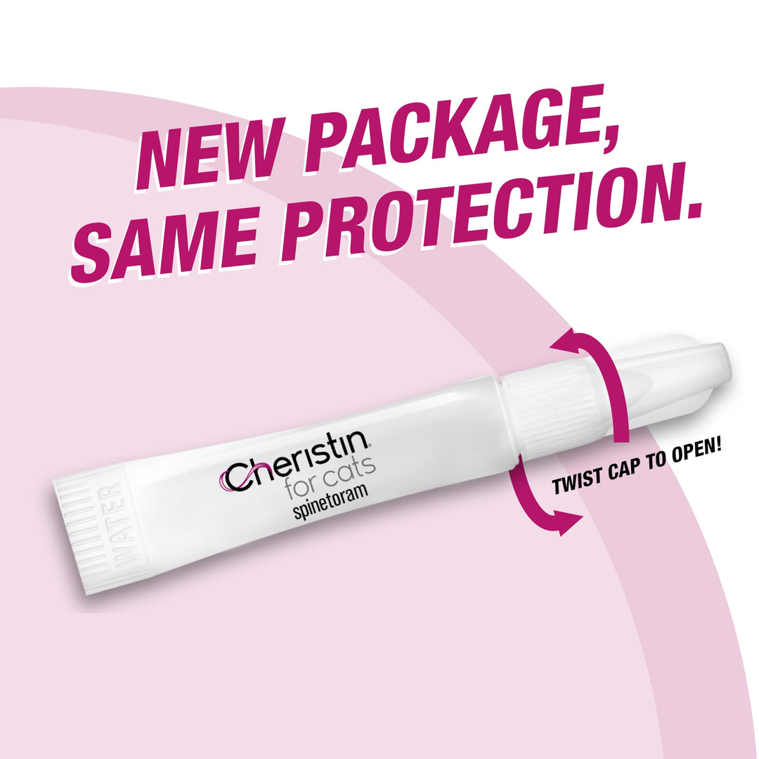 Cheristin Flea Treatment &amp; Prevention for Cats Over, 6ct