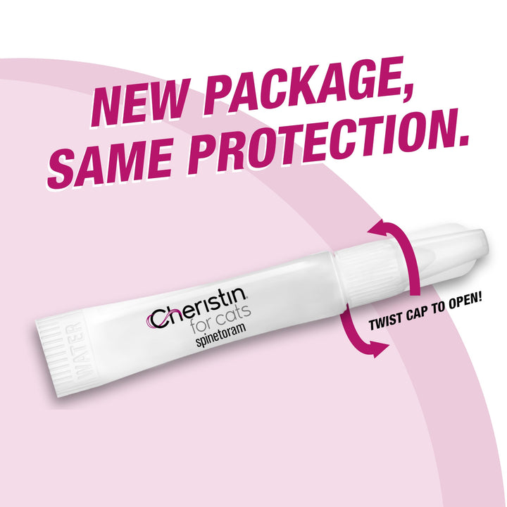 Cheristin Flea Treatment &amp; Prevention for Cats Over, 6ct