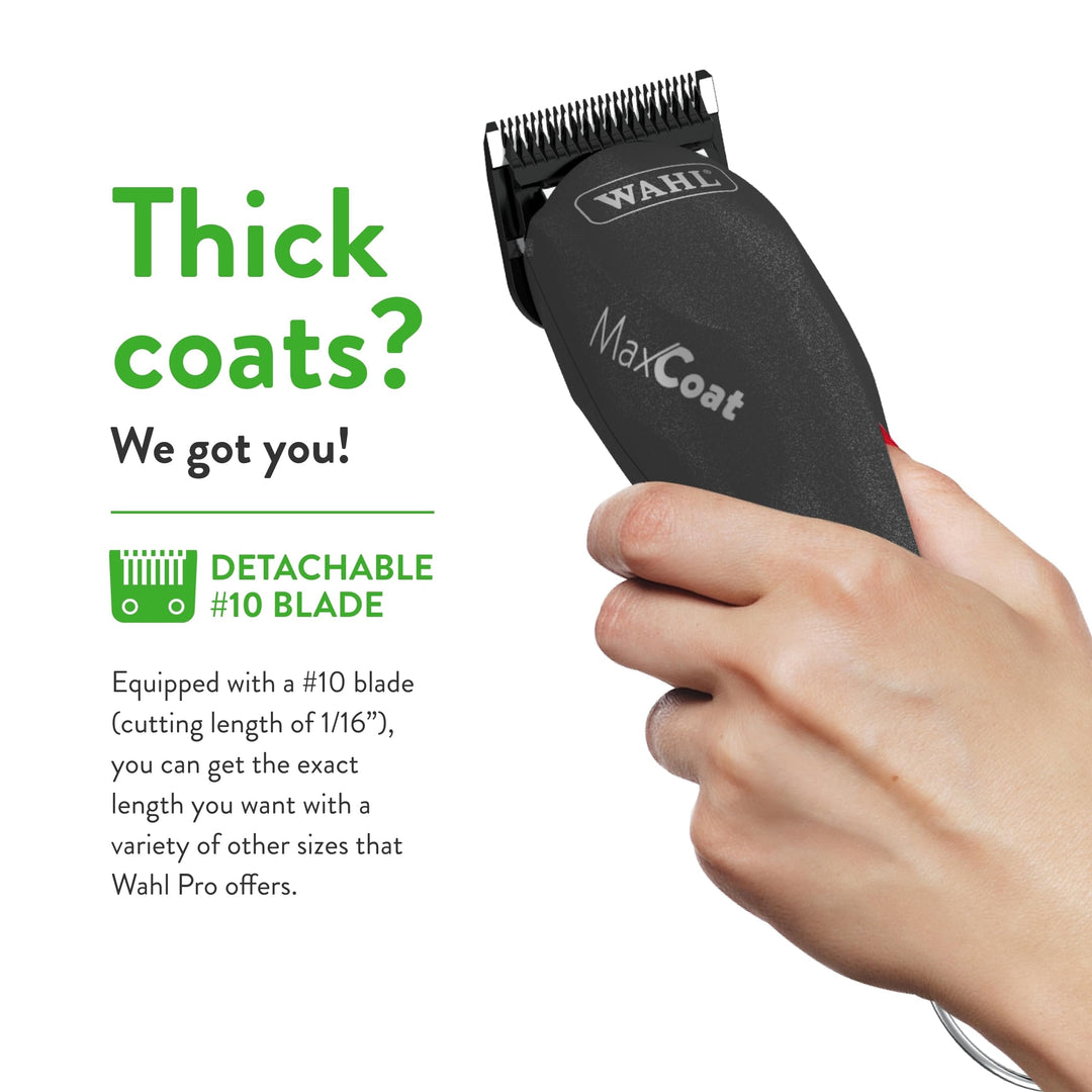 Wahl Pro Animal Equine MaxCoat Horse Clipper, Black