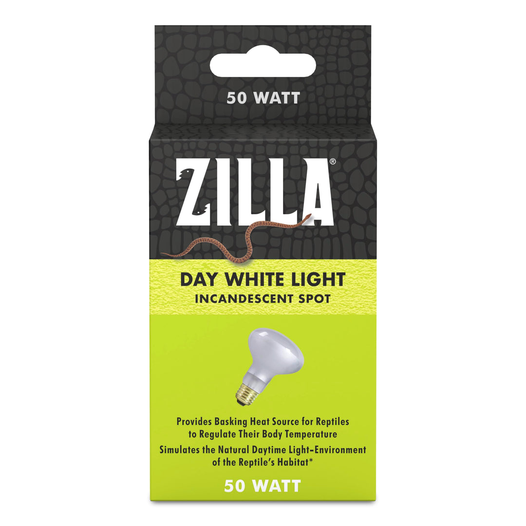 Zilla Basking Spot Bulb, Day White, 50 Watts