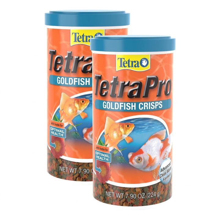 Tetra 77077 TetraPRO Goldfish Crisps for Fishes, 7.9 Ounce (Pack of 2)