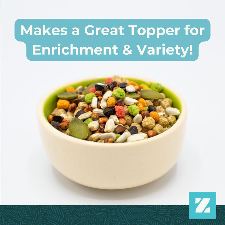 ZuPreem Sensible Seed Cockatiel &amp; Conure Food, Variety Mixer, Medium, 2 lb