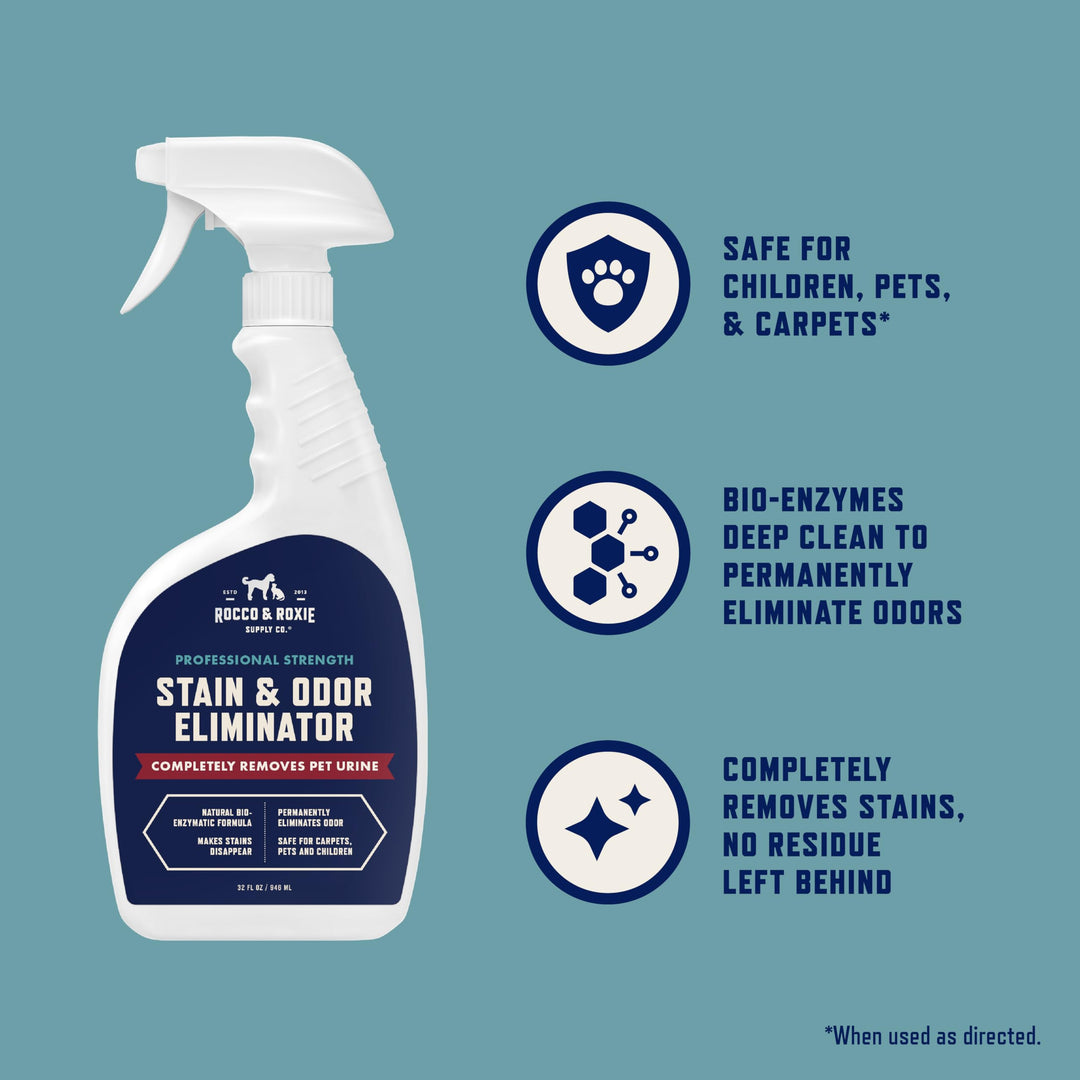 Rocco &amp; Roxie Enzyme Stain &amp; Odor Eliminator, 32 Fl Oz