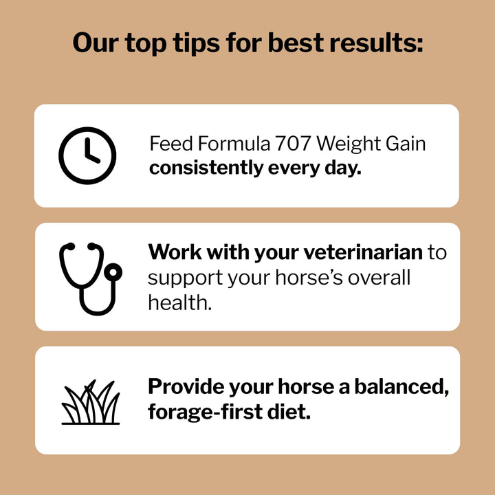 Formula 707 Weight Gain Crumble for Horses, 7 lb – Calorie-Rich Support
