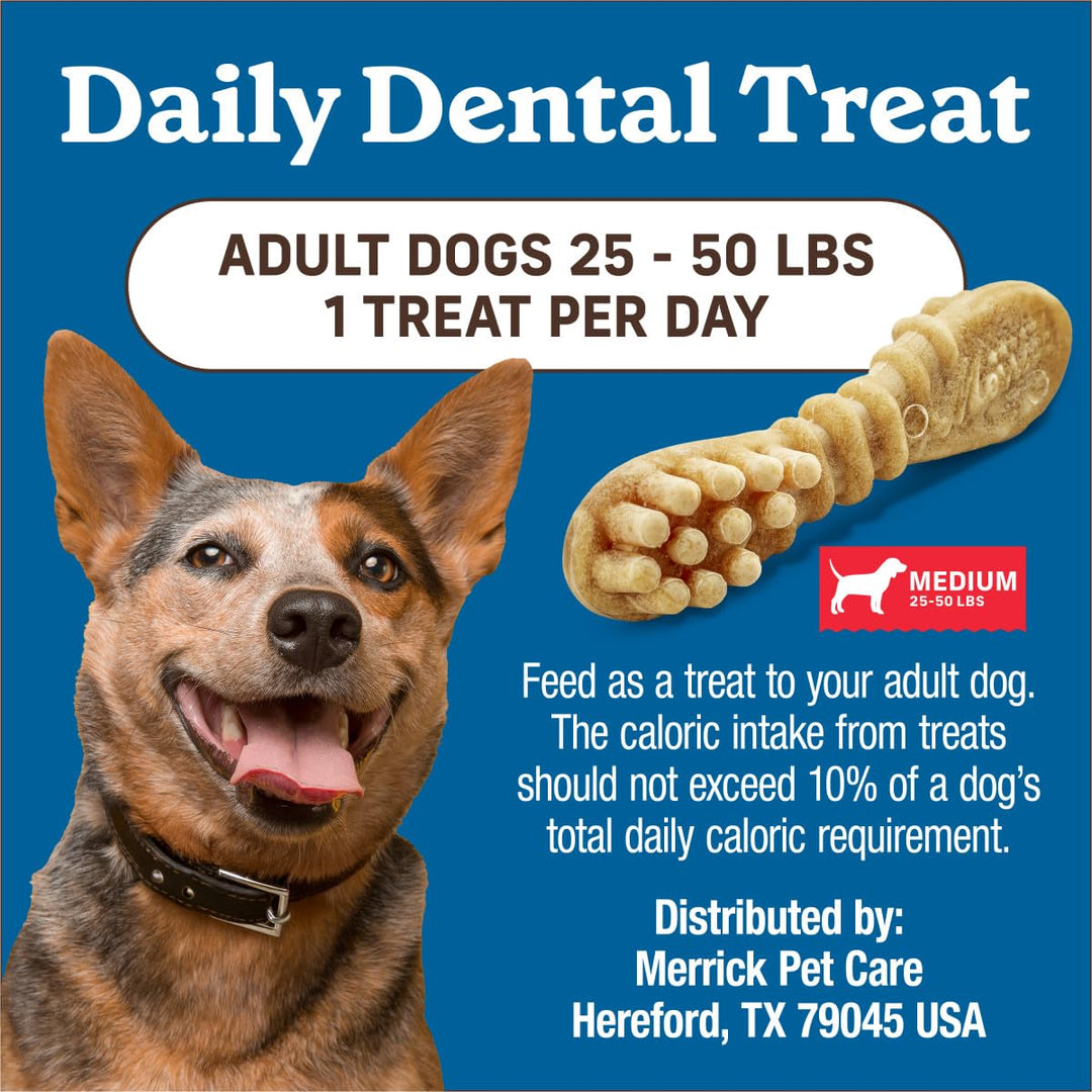 Merrick Fresh Kisses Natural Medium Dental Chews for Dogs, 22 ct. Box