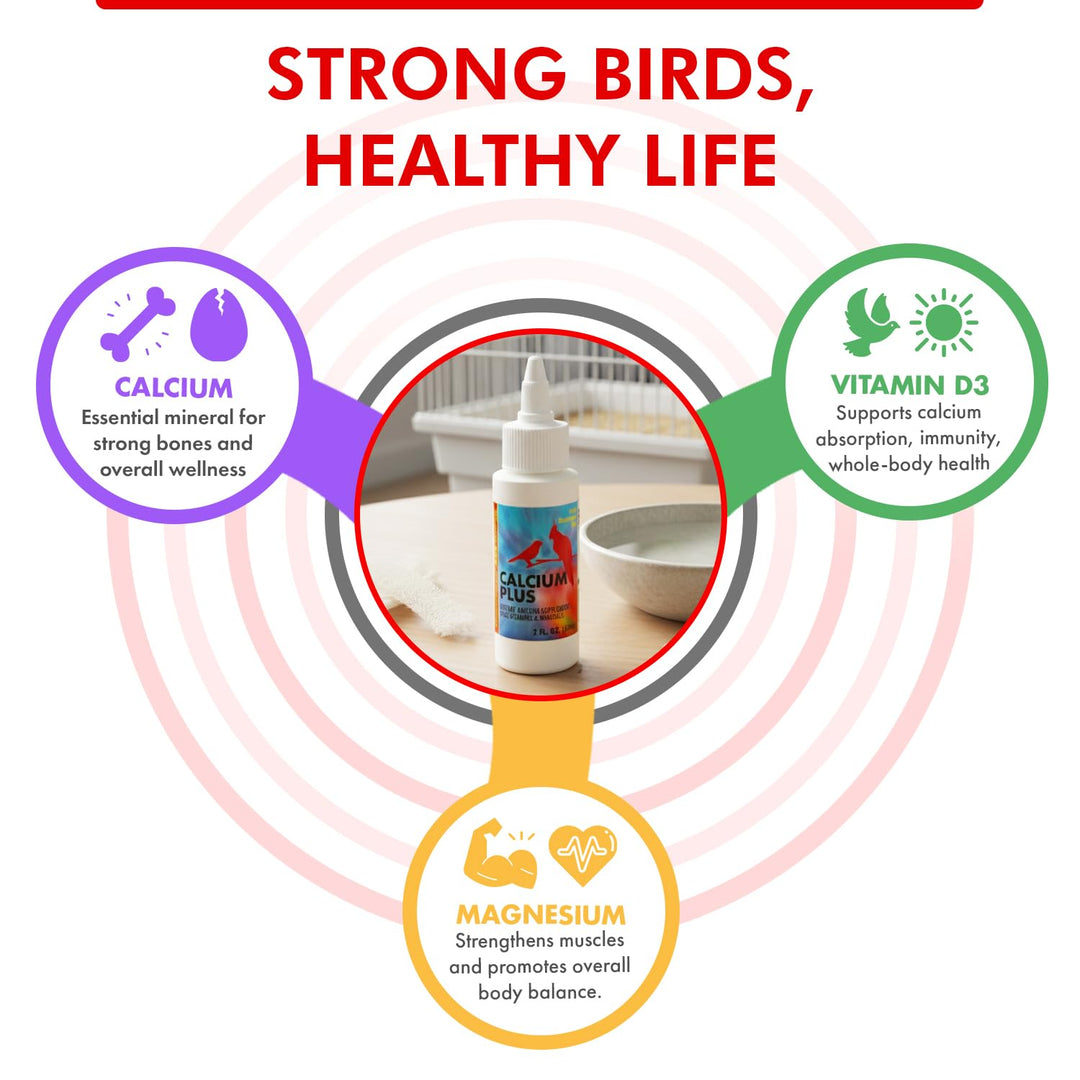 Morning Bird Calcium Plus Liquid 2 Fl Oz