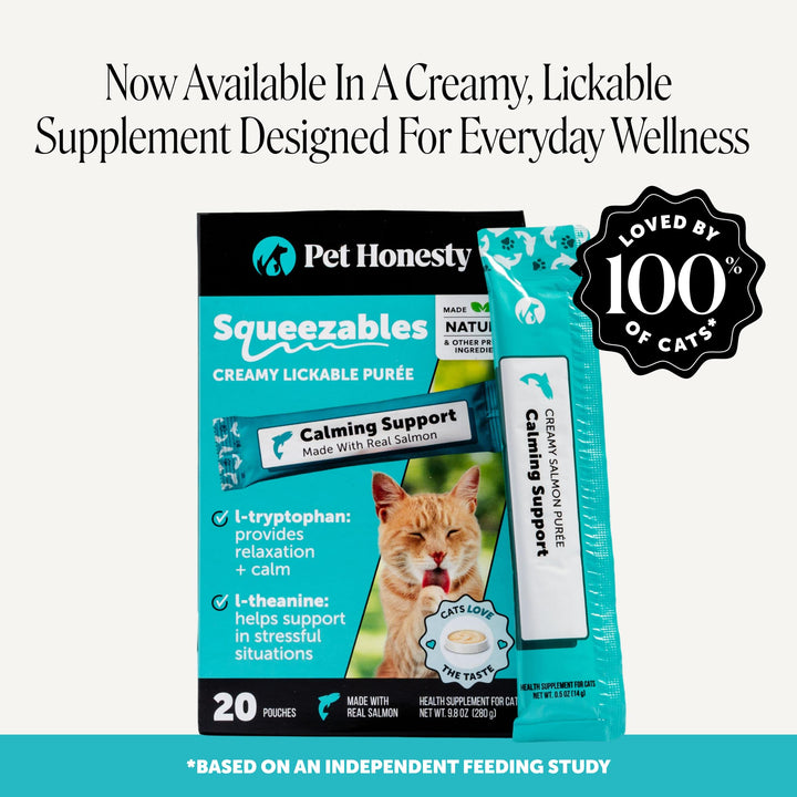 Pet Honesty Cat Calming Treats Alternative, Vet Backed Chews, Chicken 300ct