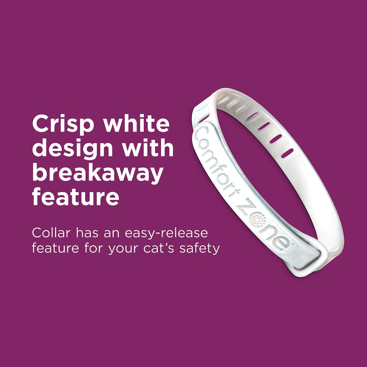 Comfort Zone Cat Calming Collar Starter Pack: 1 30-Day Calming Collar