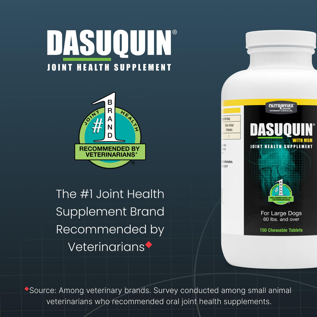 Nutramax Dasuquin MSM Joint Supplement, Large Dogs Chewable Tablets, 150ct