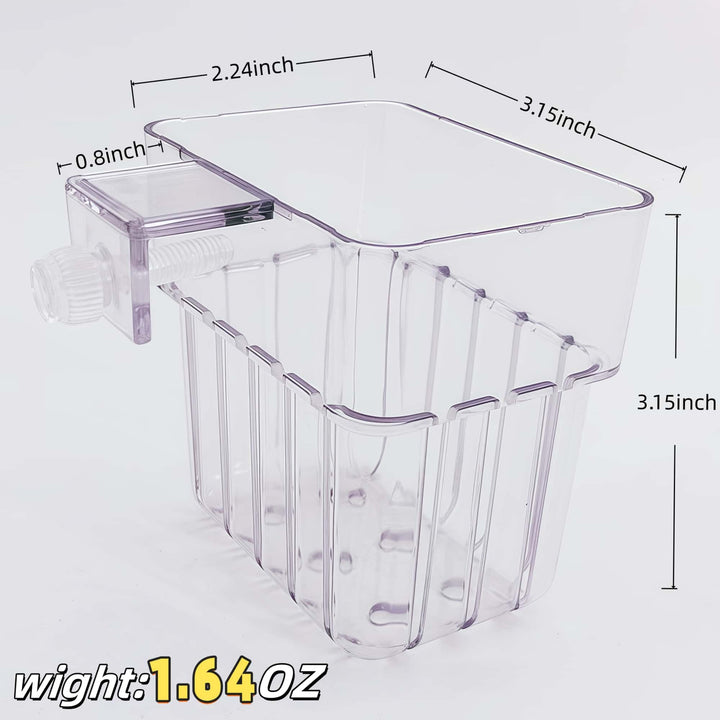 2 Pack Clear Aquarium Plant Holder Top Hanging Fish Tank Plant Holders