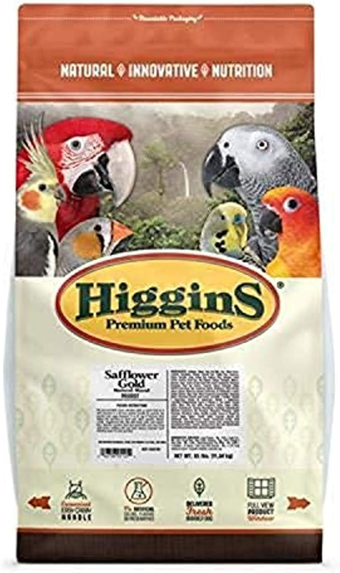 Safflower Gold Blend Parrot 25 Lb