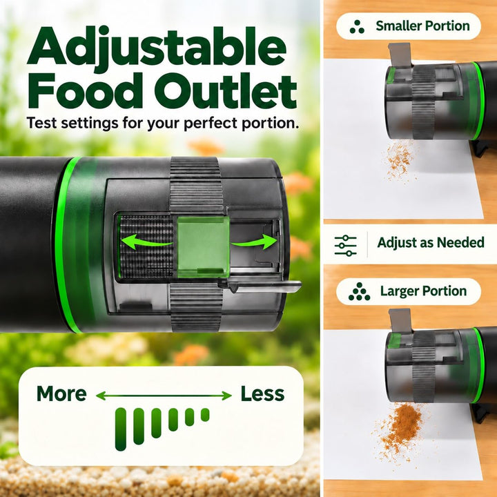 Freesea Automatic Fish Feeder for Aquarium: One-Touch Easy Setup &amp; 3 Timers