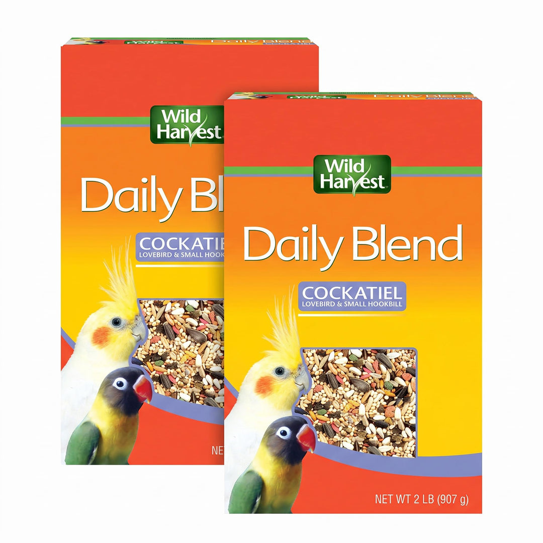 Daily Blend Bird Nutrition, 2 Pound | Pack of 2 | Orange | 32 Ounce