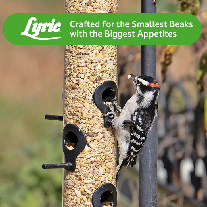 Lyric Fine Tunes Wild Bird Seed Mix - No Waste Bird Food Mix - Attracts Bluebirds, Finches, Chickadees &amp; More - Seed for Outside Feeders - 15 lb Bag